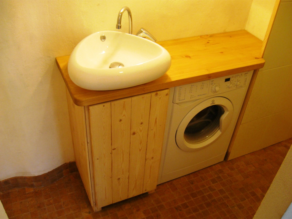 basic 1piece bathroom sink top